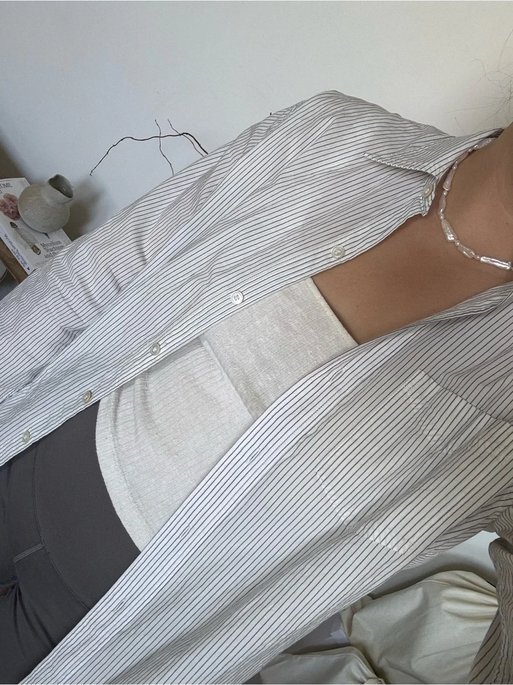 Buck Mason Striped Button-Down Shirt - Picture 1 of 7